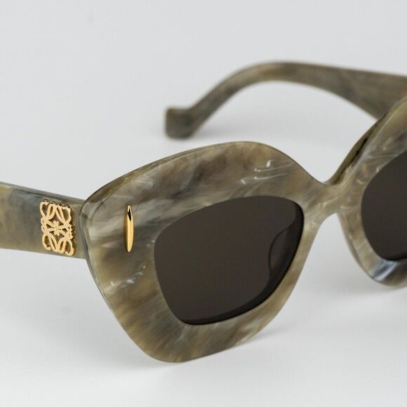 Loewe ANAGRAM Women Sunglasses Green Brown Cat Eye LW40127I 60E NEW AUTHENTIC main image 10